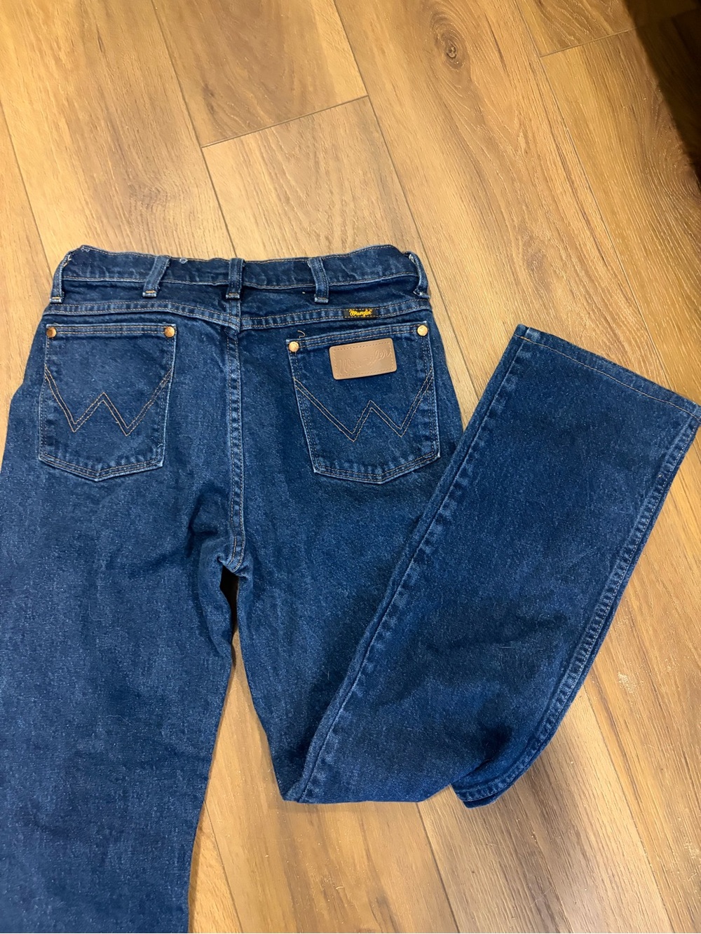 Wrangler Cowboy Cut Jeans 32x34 Dark Wash Straight Leg Western